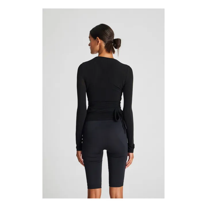 GAI+LISVA Cardigan Cache-Cœur Anne Laine | Noir