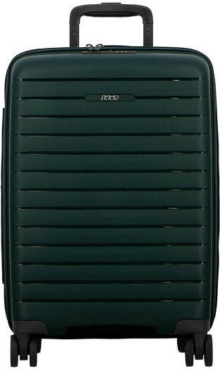Jump Striper 4 wielen Cabinewagen 55 cm met uitbreidingsplooi  groente