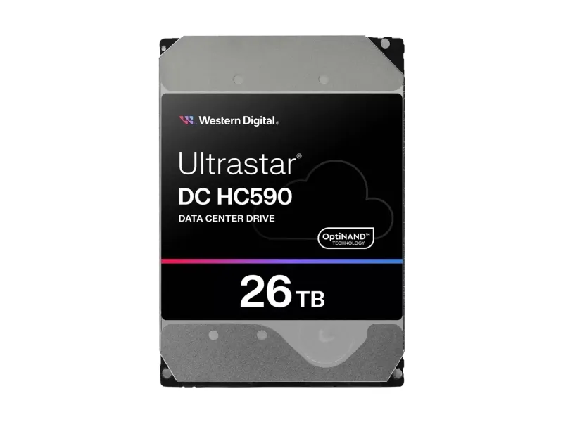 WD Ultrastar DC HC590 - Harddisk - Data Center - krypteret - 26 TB - intern - 3.5