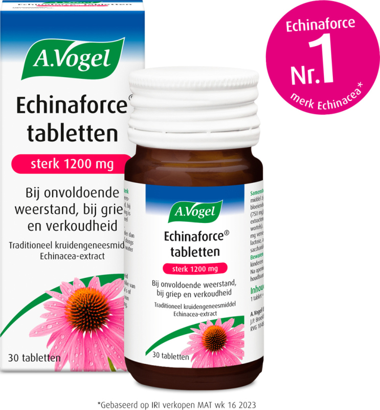 A.Vogel Echinaforce Sterk 1200 MG Tabletten 30 Stuks
