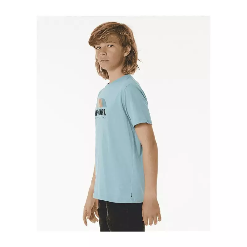 Teeshirt junior RIPCURL Surf Revival Tee-Boy Dusty Blue