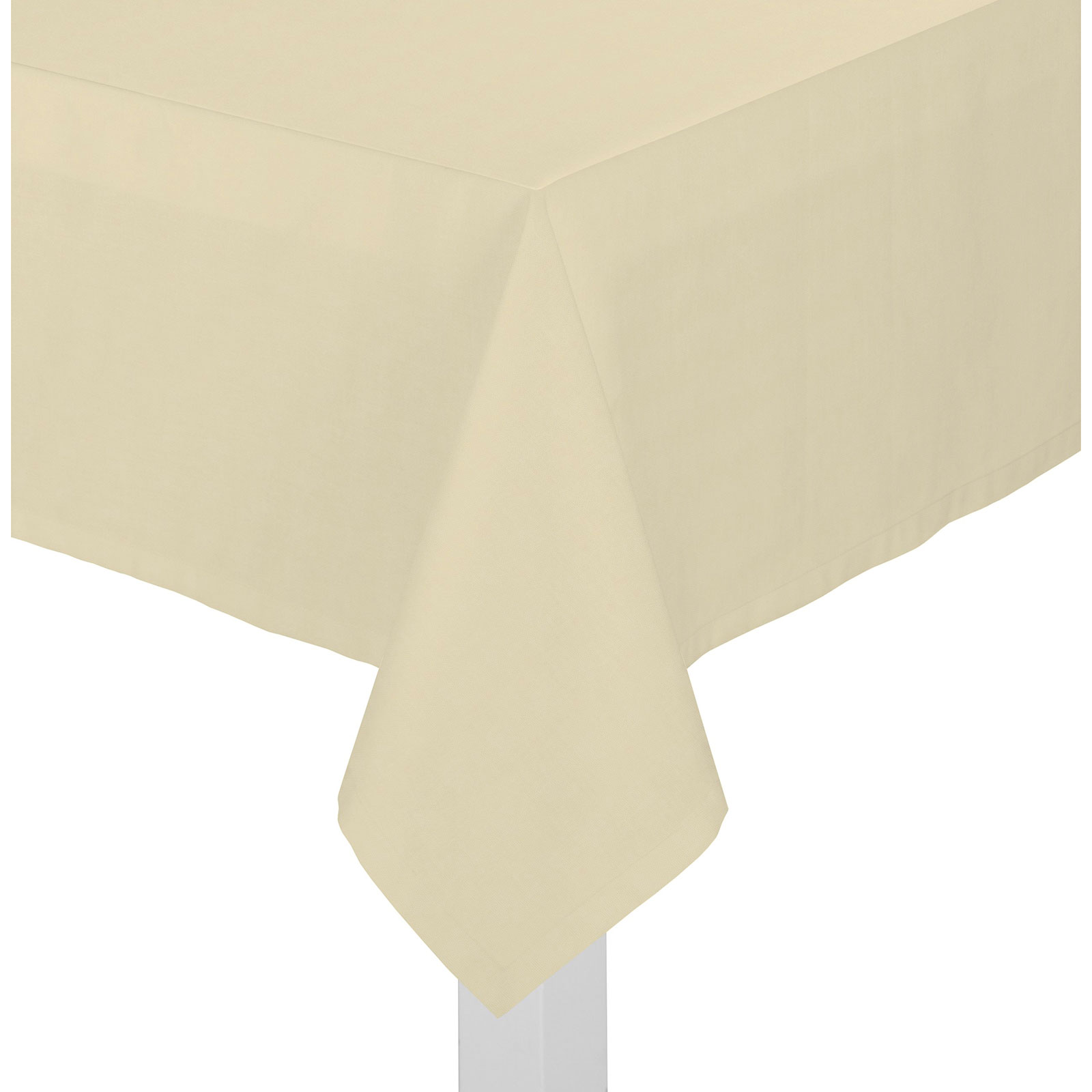 Tischdecke mit Kuvertsaum WIRTHNATUR - beige - 85x85 cm