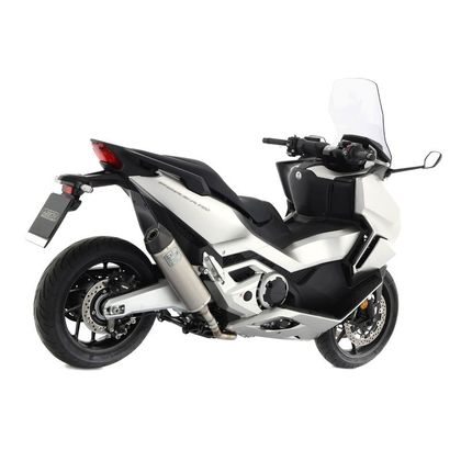 Silencieux Arrow Alu Dark Indy-race embout acier (version longue)
