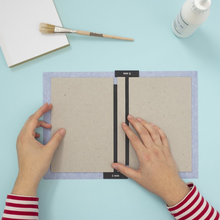DIY Set, Buchbinden, Hardcover Notizbuch
