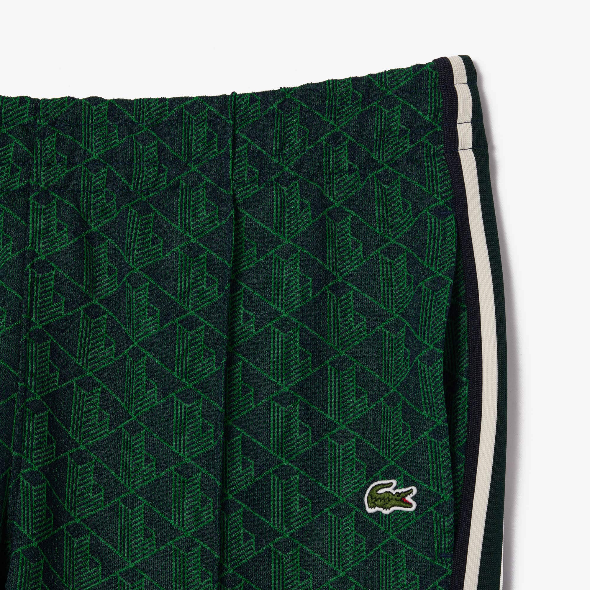 Jacquard-Paris Trainingsunterteil mit Monogramm Trainingshosen - Grün - Lacoste - Herren
