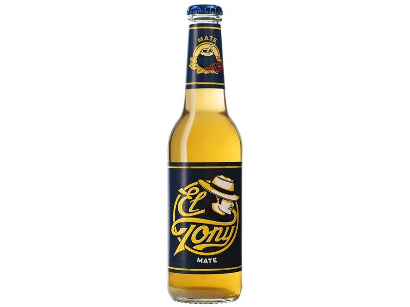 El Tony Mate Mate 12 x 0.33 l Koffeinhaltiges Erfrischungsgetränk auf Mate-Basis mit Guarana