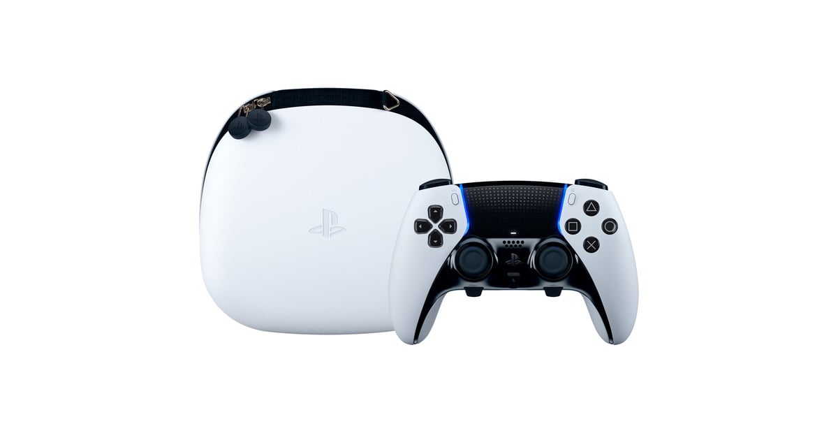 SonyDualSense Edge Wireless-Controller V2  (Wit/zwart, voor Playstation 5)