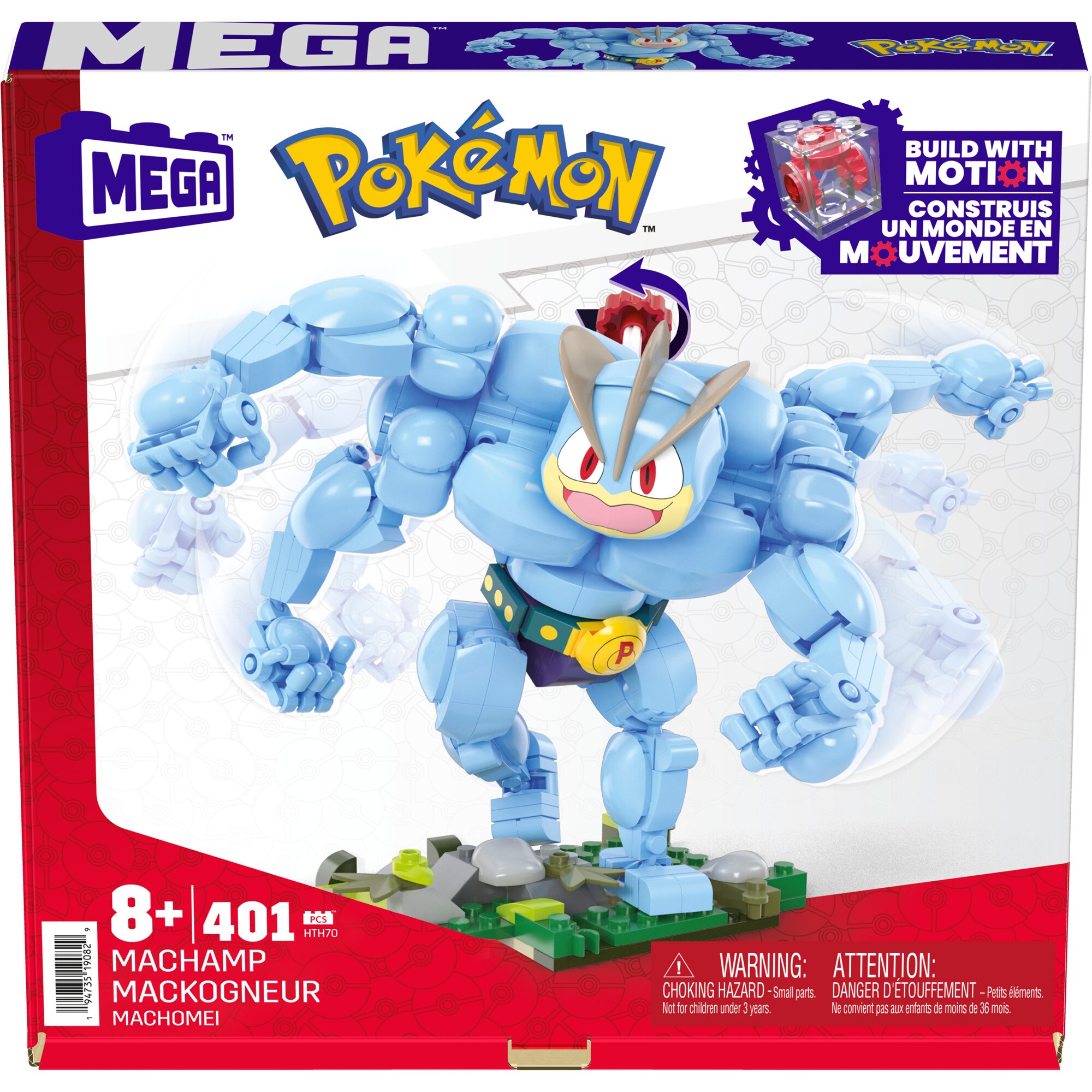 Mattel Konstruktionsspielzeug MEGA Pokémon Machomei