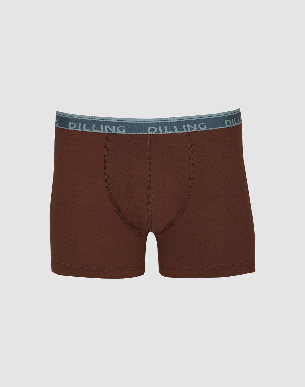 Boxershort van merinowol voor heren in Merlot