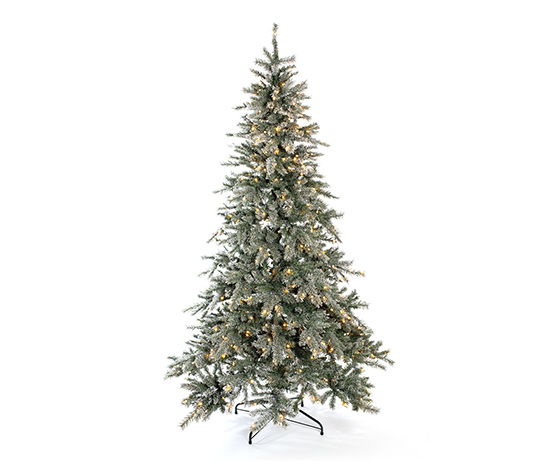 Künstlicher Weihnachtsbaum »Fichte« beschneit mit LED-Lichterkette, 180 cm