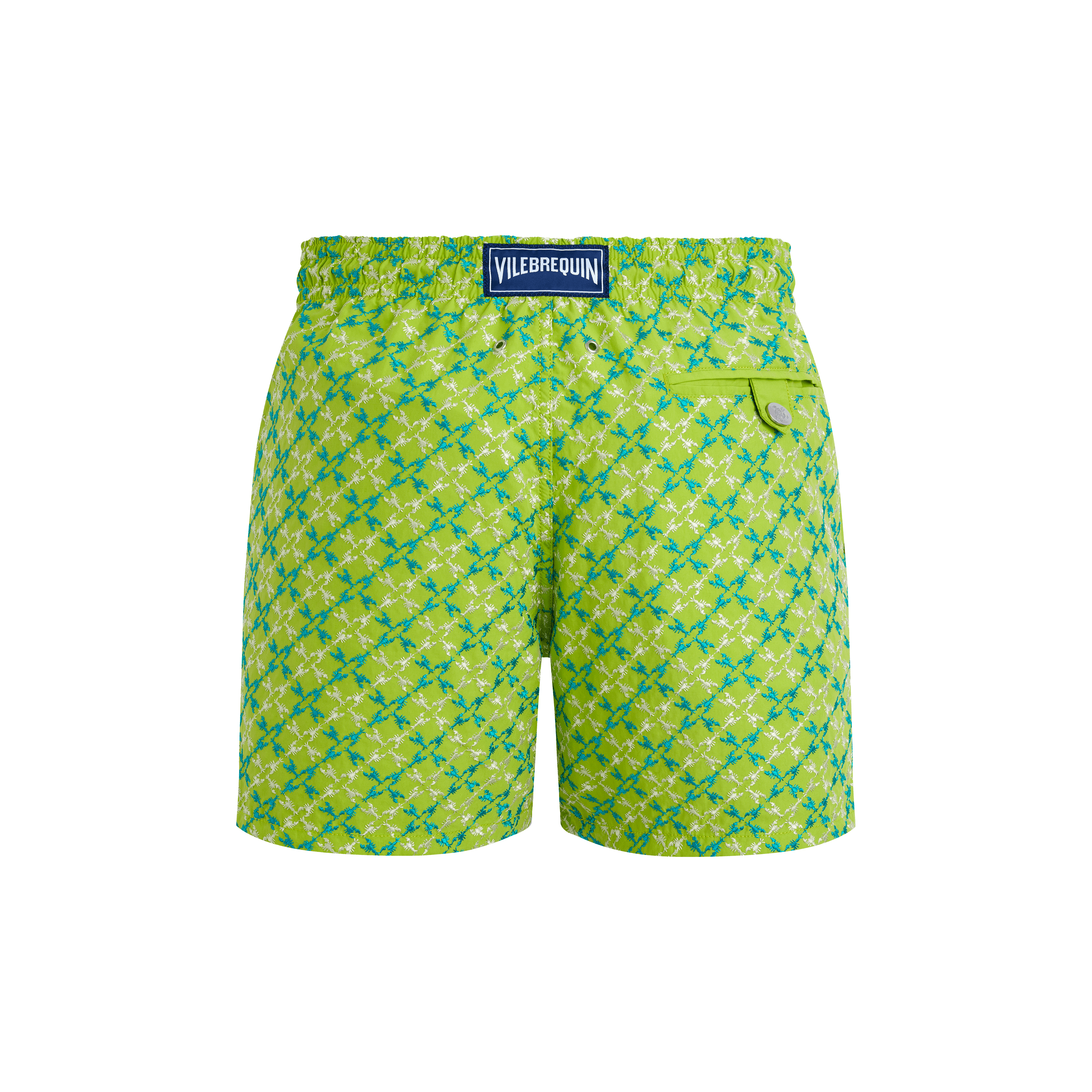 Maillot de bain homme brodé Homard Pixel - Edition Limitée