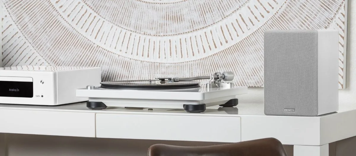 Denon DP-400 Blanc Platines vinyle hi-fi