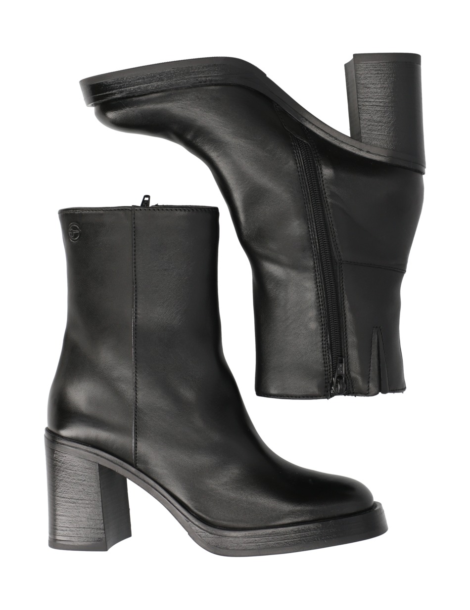 Glattleder Stiefelette