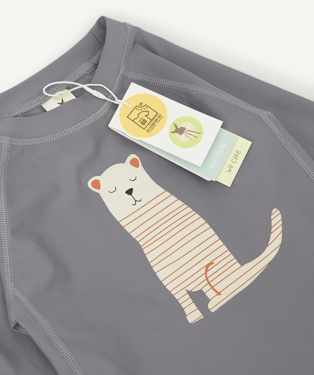 LASSIGT-SHIRT TIGRE MANCHES LONGUES ANTI-UV BÉBÉ
