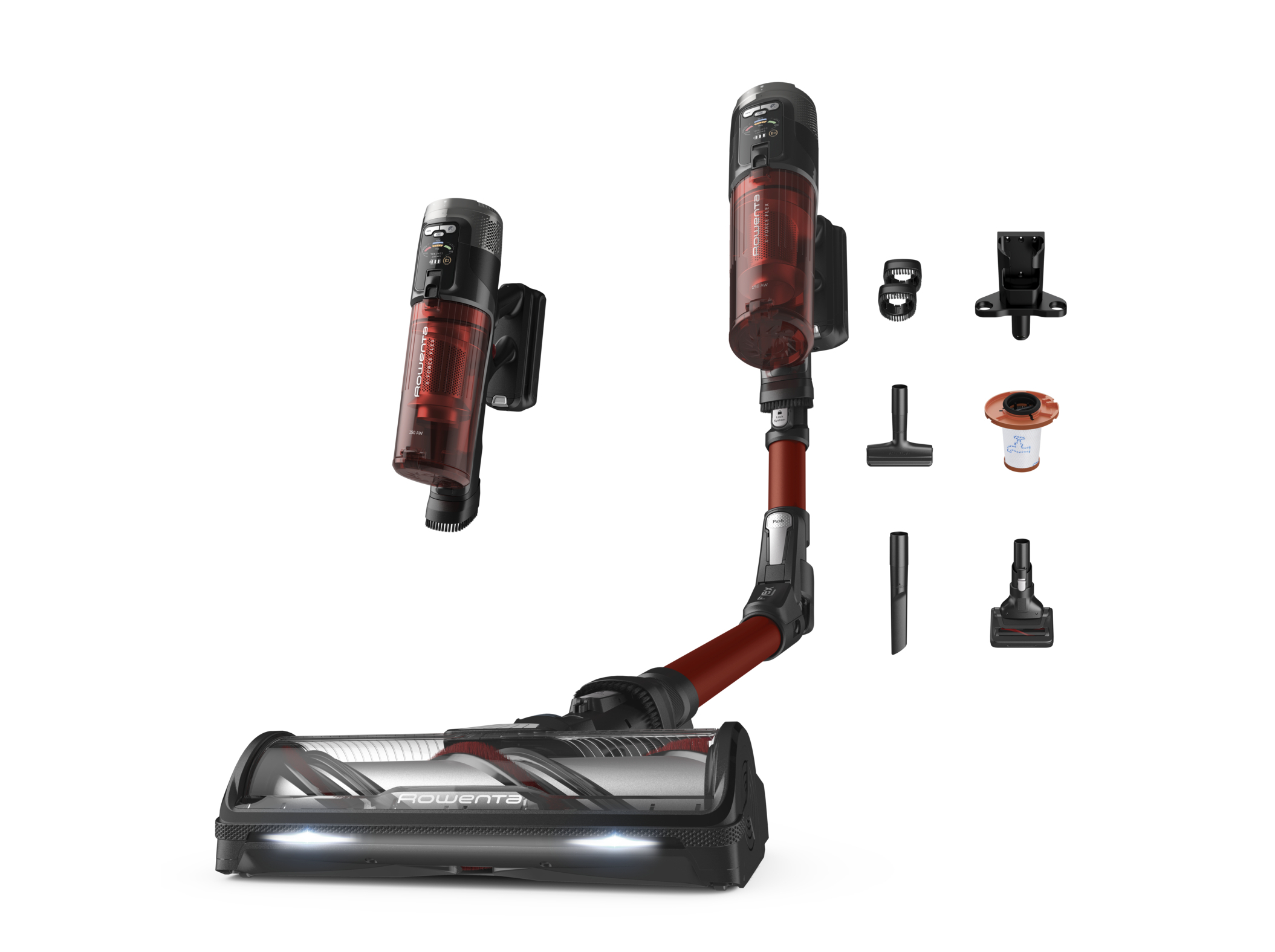 ASPIRADOR VERTICAL ROWENTA RH9A73WO VERSÁTIL XFORCEFLEX