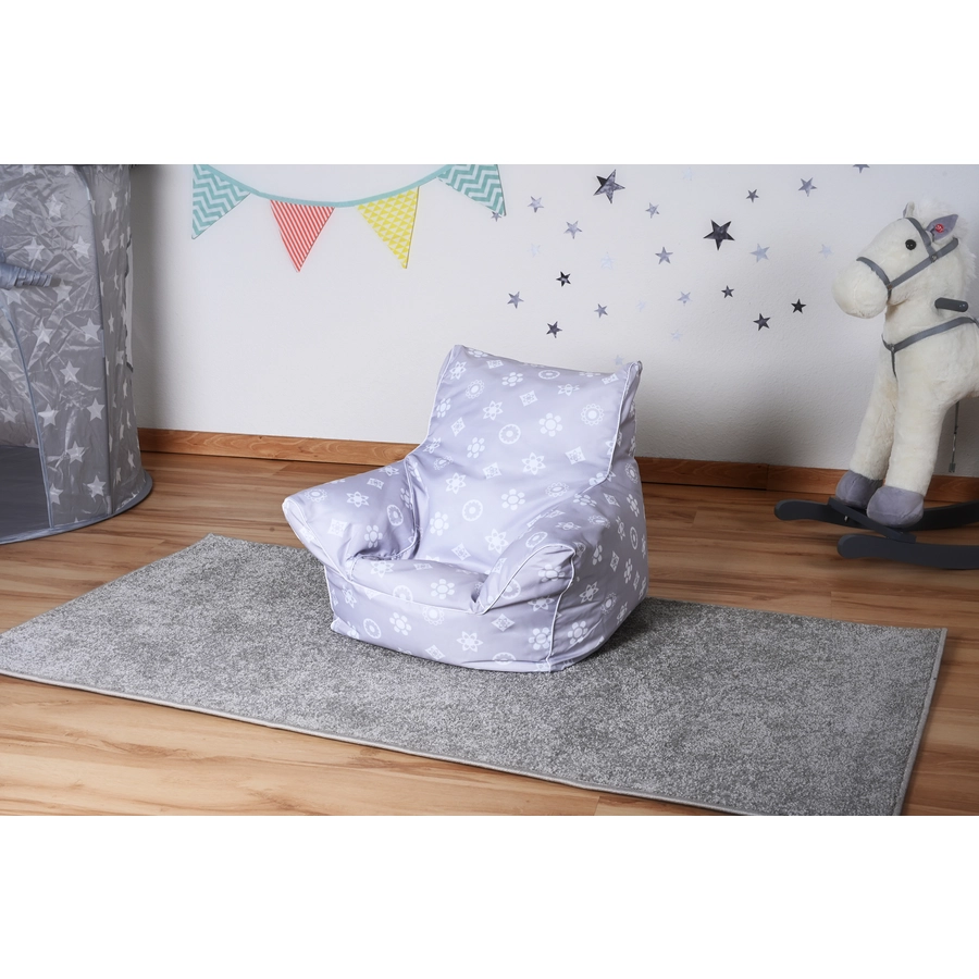 knorr toys® Kindersitzsack Royal grey grau