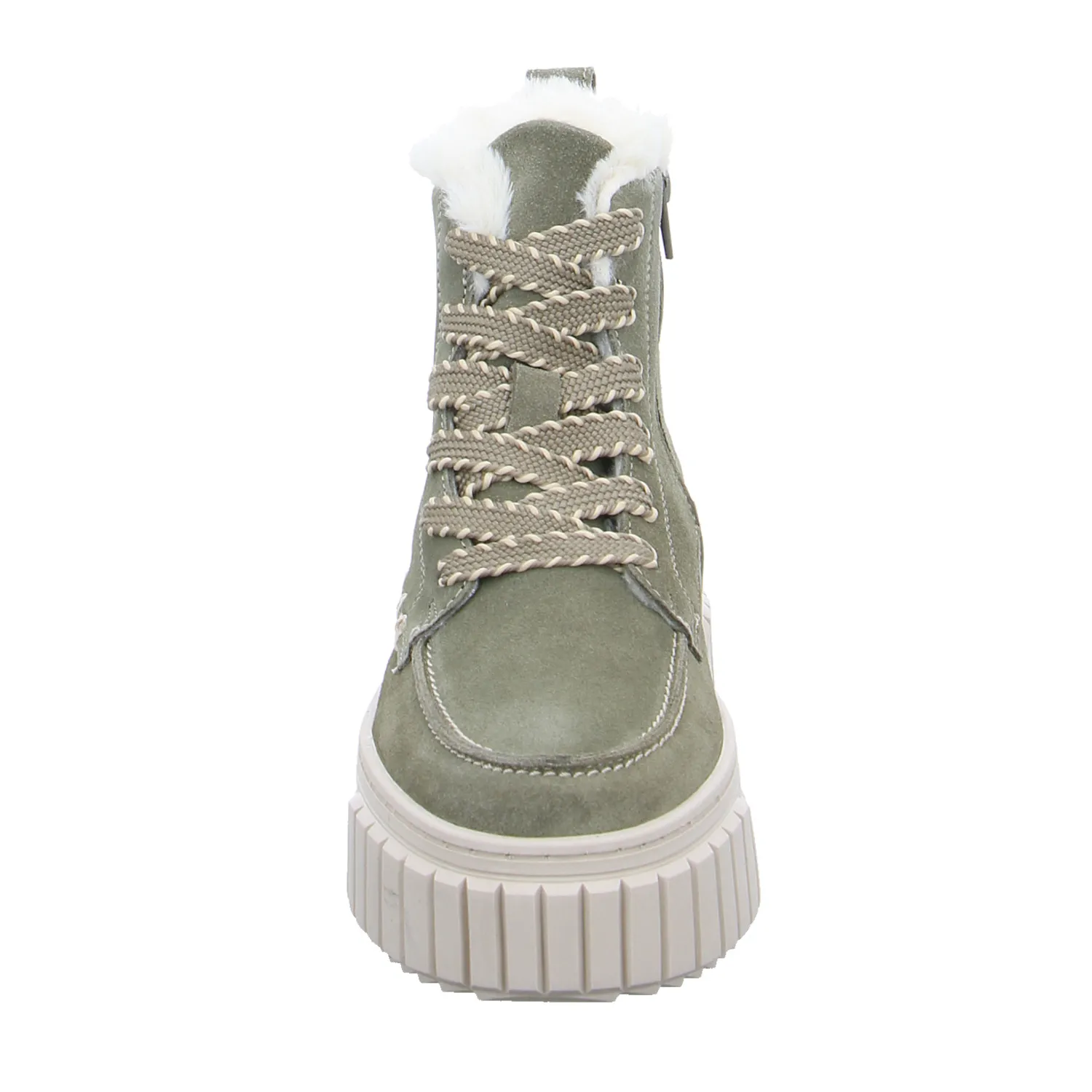TAMARIS Boot Olive Leder
