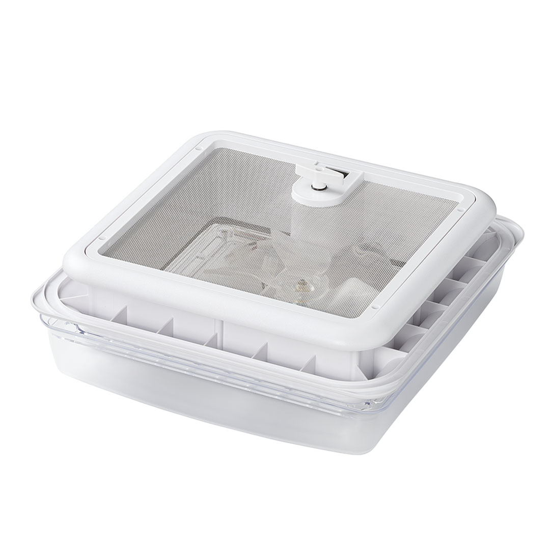 ProPlus 28x28cm dakluik met ventilator - zonder ventilatie