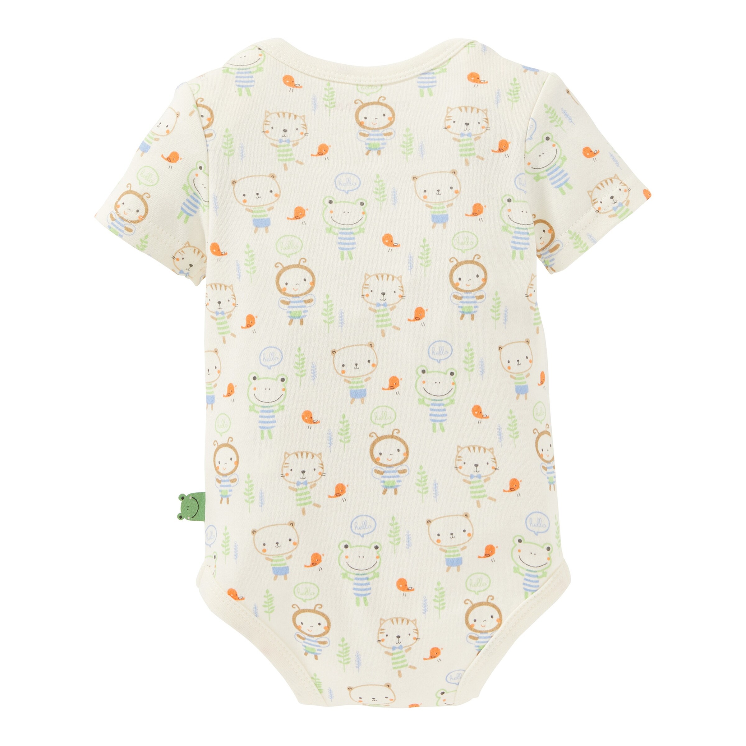Bornino - Frog Friends 2er-Pack Bodys kurzarm