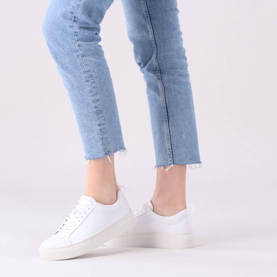Vagabond Shoemakers Zoe Platform Lage sneakers Leren Sneaker Dames Wit
