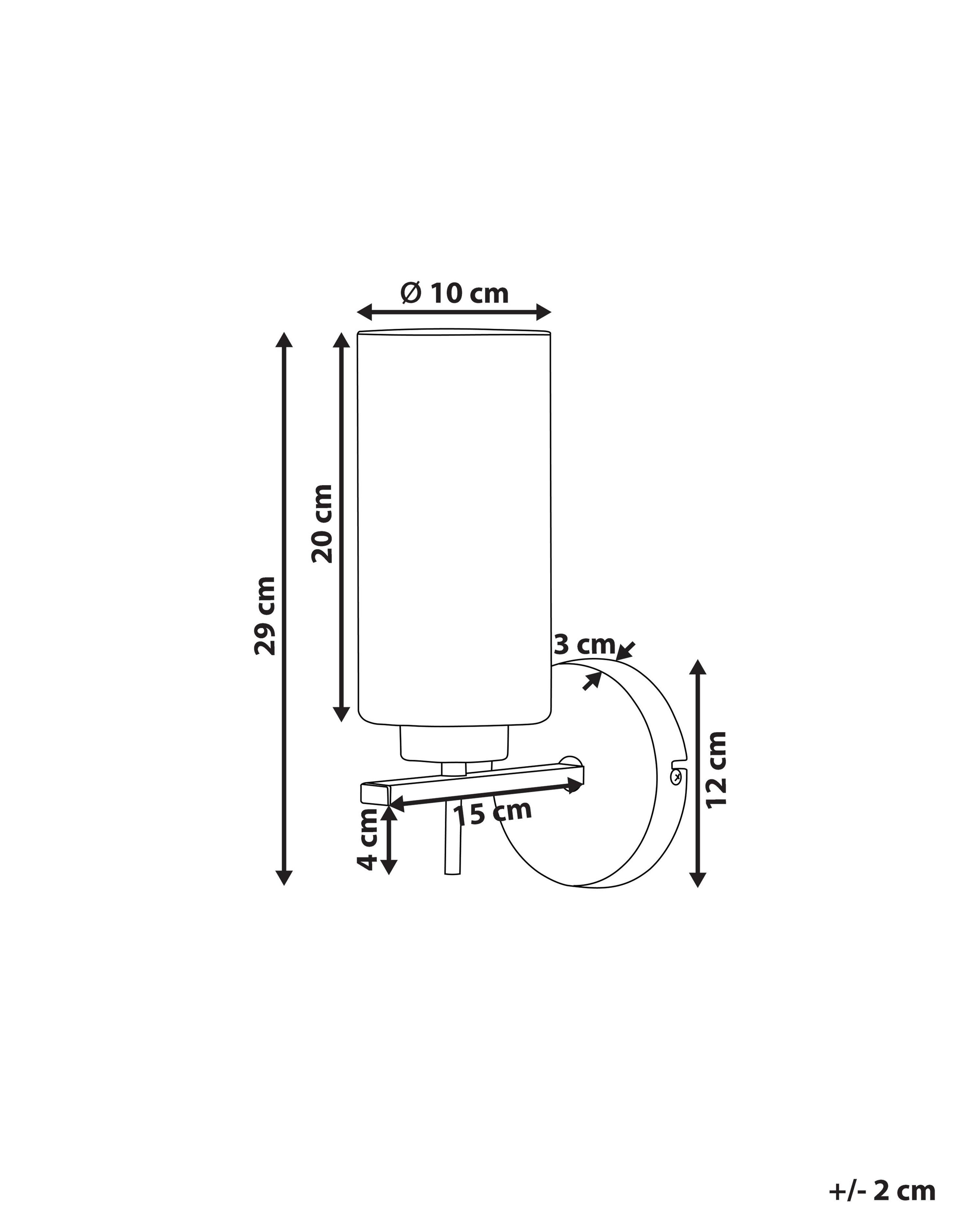 Wandlamp PURIRI Metaal Zwart