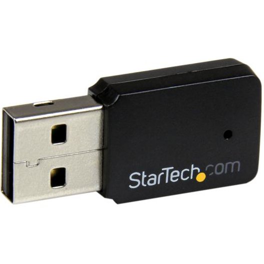 StarTech.com Mini adaptateur USB 2.0 réseau sans fil AC600 double bande - Clé USB WiFi 802.11ac 1T1R