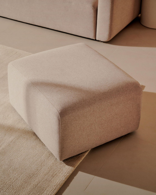 Kave Home Neom hocker 75x89 Beige