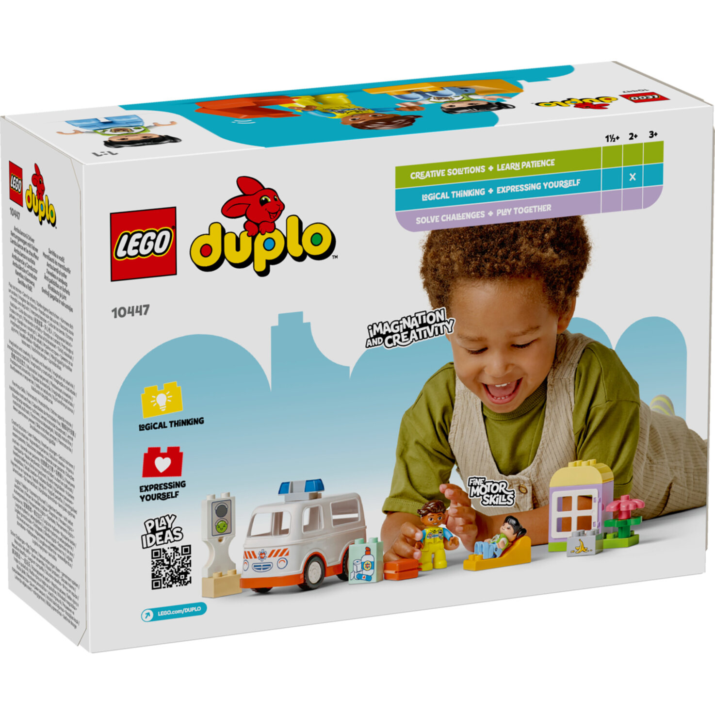LEGO® DUPLO 10447 Rettungswagen mit Fahrer ab 2 Jahren