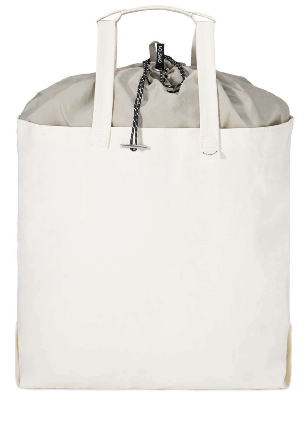 Qwstion Bananatex Tote Bag XL Natural White / Desert Hawk