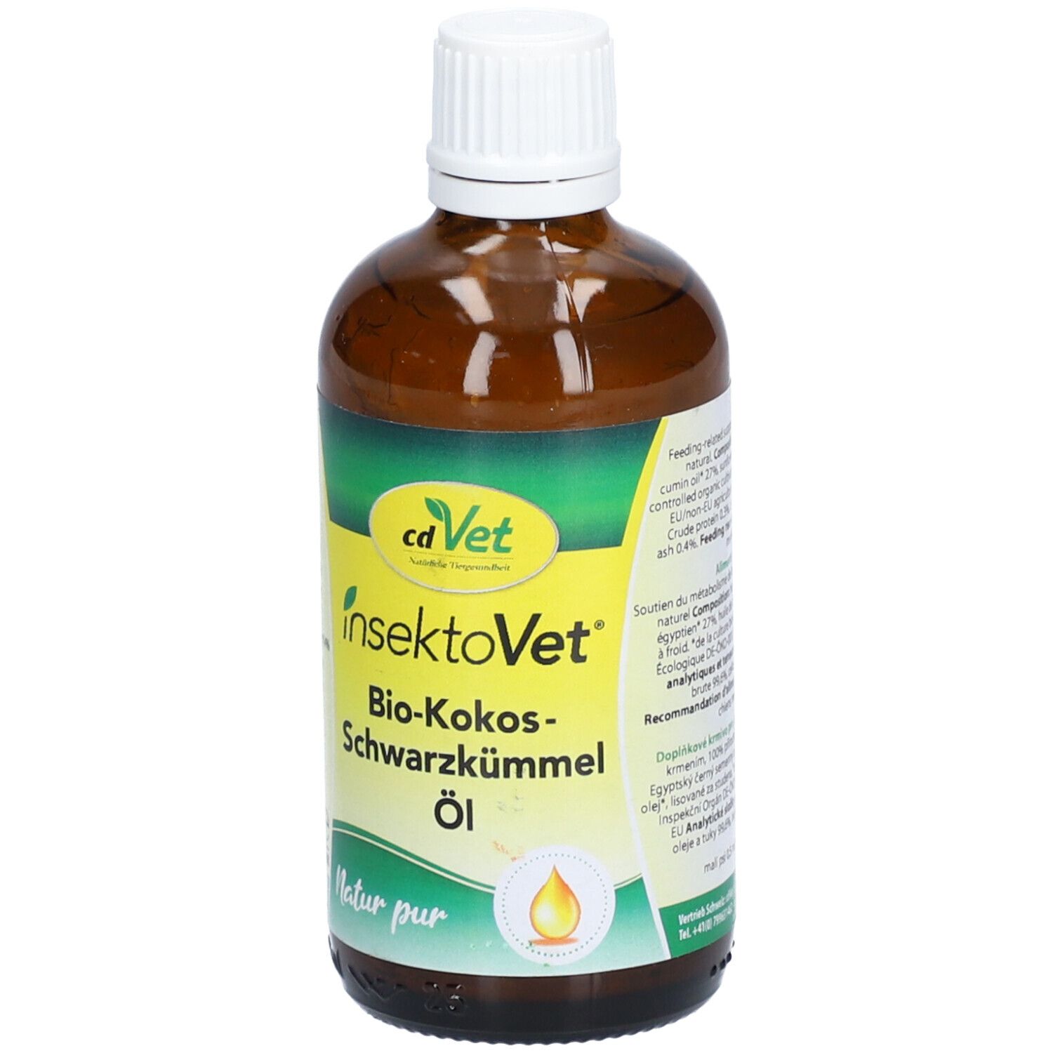 cdVet insektoVet® Bio-Kokos-Schwarzkümmel Öl