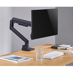 Bras support pour écran, longueur bras 473 mm, noir