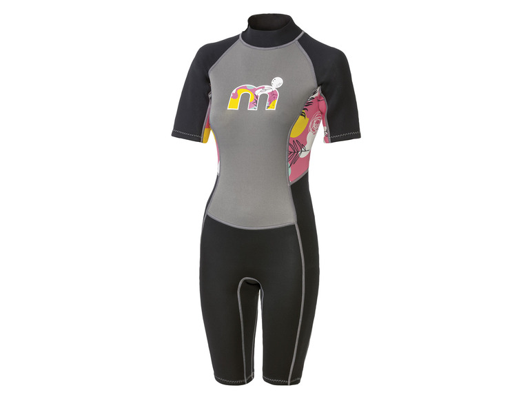 Dames neopreen shorty met sleutelzakje