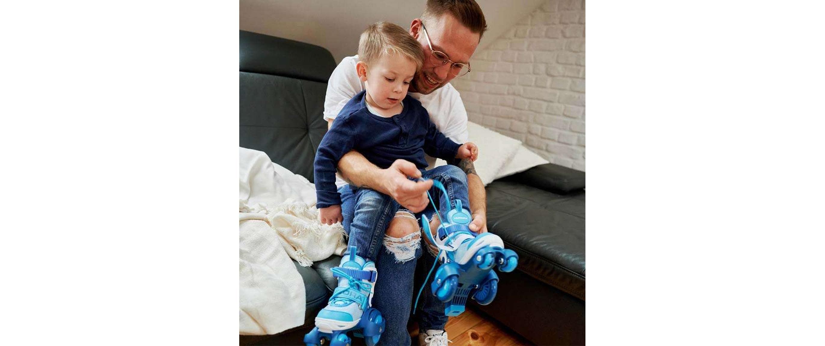 Inline-Skates My First Quad Türkis, 26-29Rollschuhe für Kinder