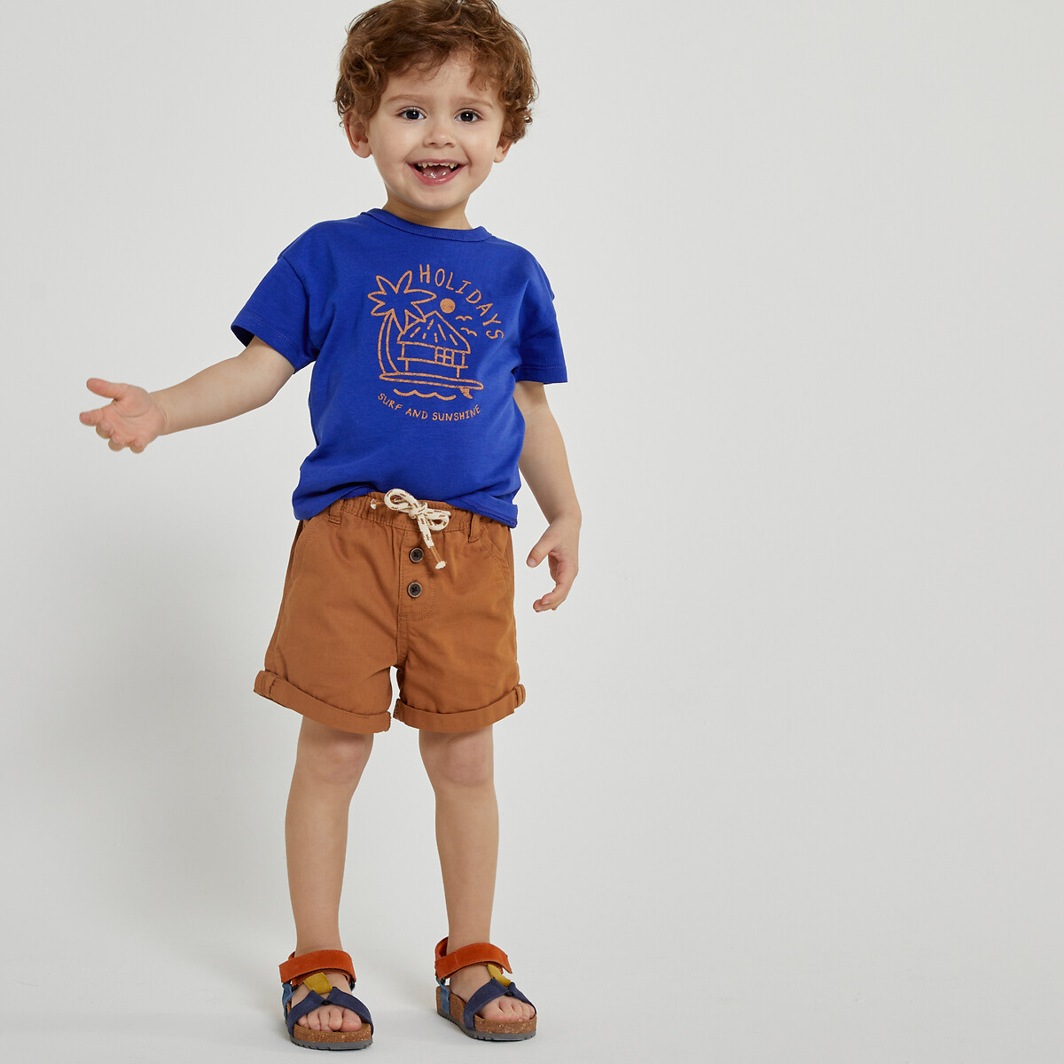 COLEÇÃO LA REDOUTE<br>Sandálias de couro 20-25
