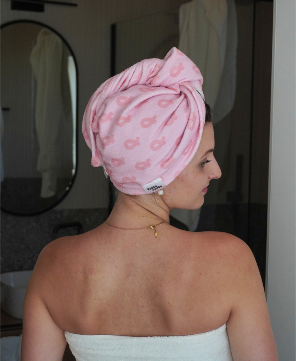 lotta curls  Haarturban, pink