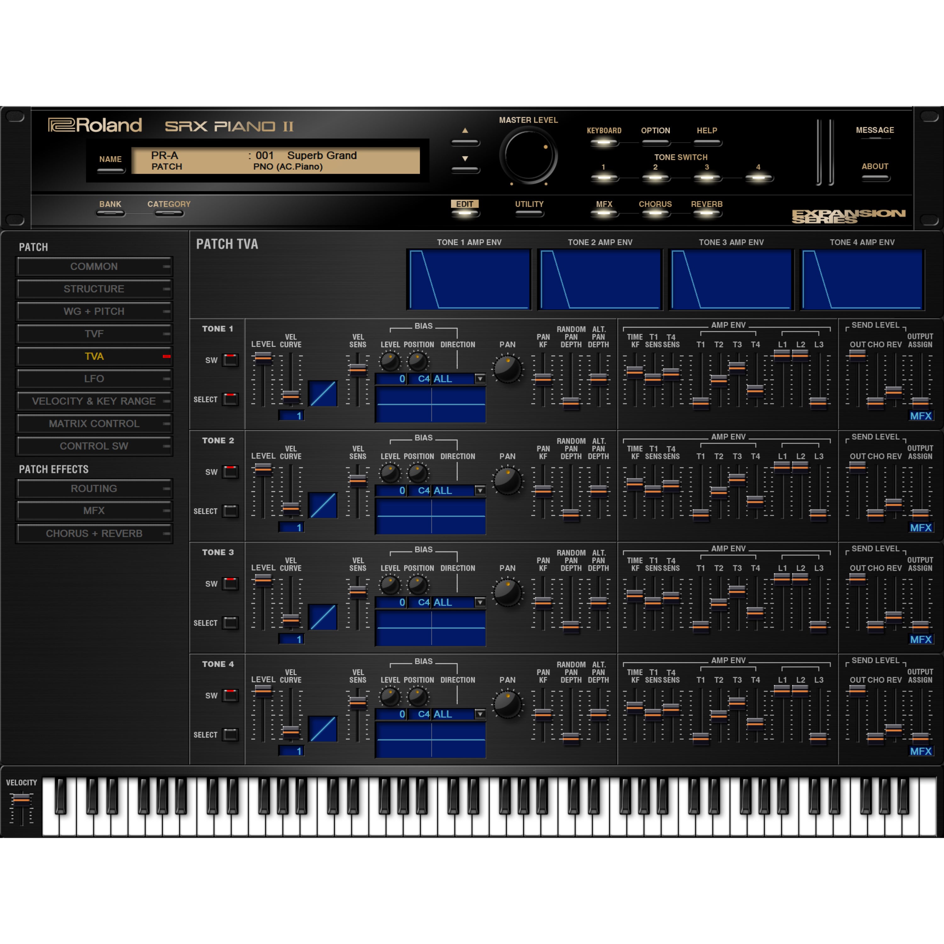 Roland Cloud SRX Piano II (download)