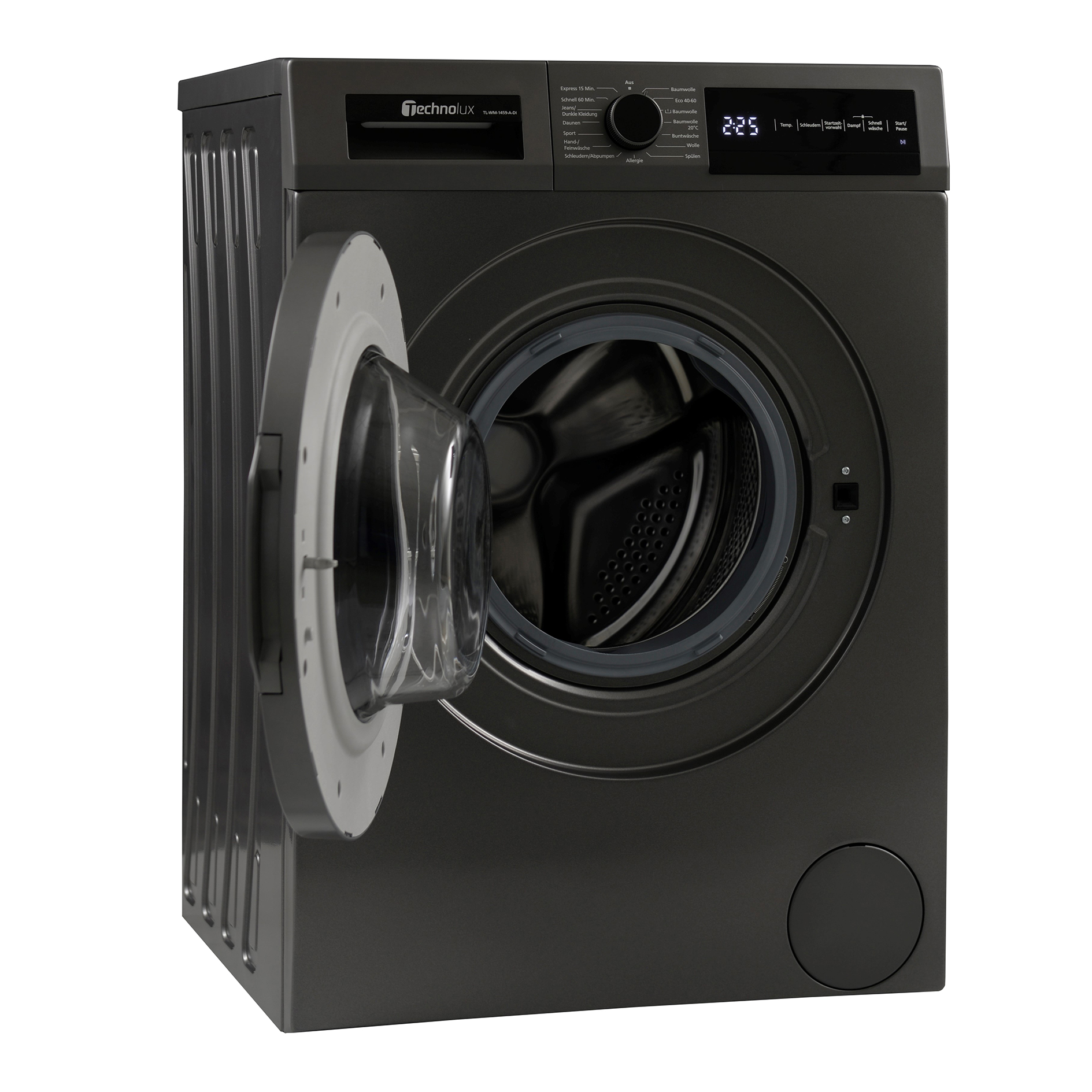 TECHNOLUX Waschmaschine TL-WM-1459-A-DI - Dark Inox - 9 kg - A