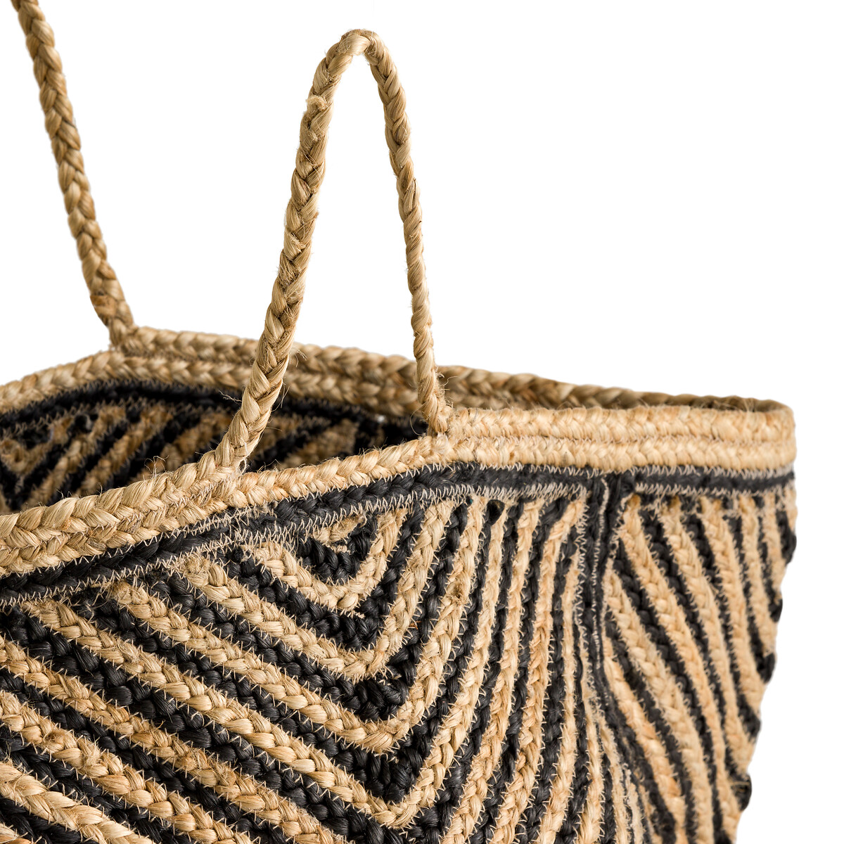 LA REDOUTE INTERIEURS<br>Cesta de juta trançada, Jutlo
