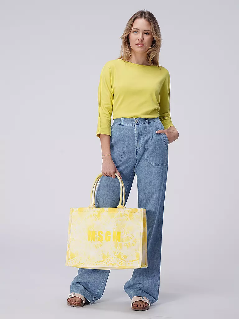 MSGM Tasche - Tote Bag DONNA gelb