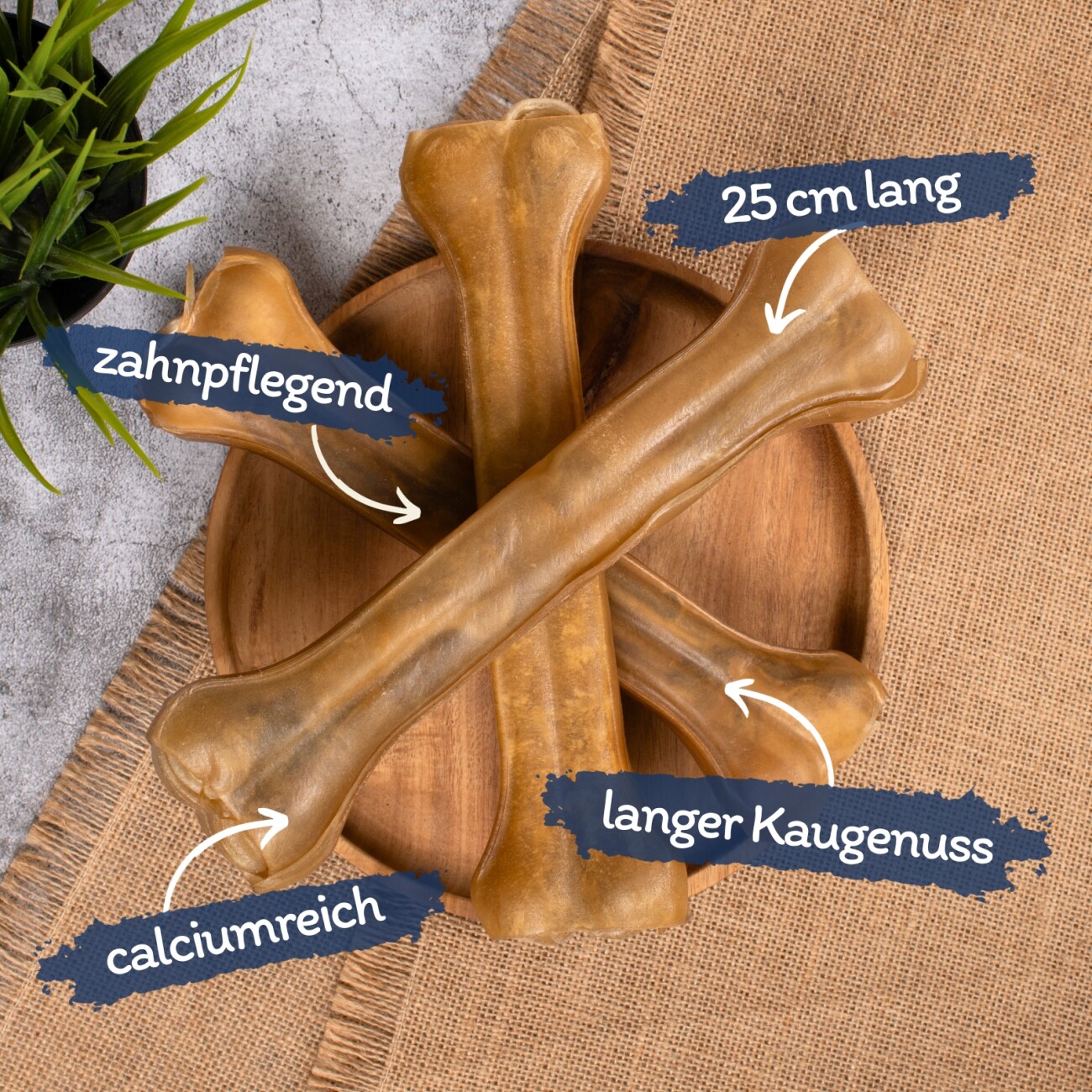 Lyra Pet Kauknochen ca. 25 cm 2,55 kg