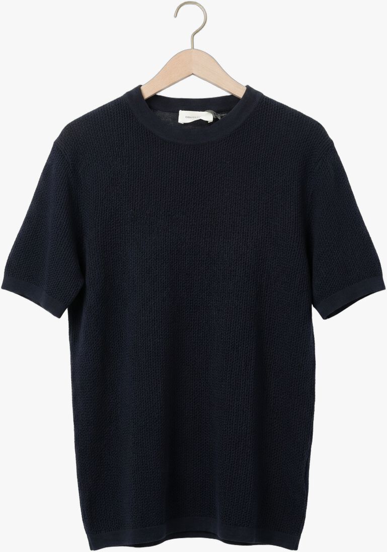 donkerblauwe gentiluomo t-shirt round neck ss