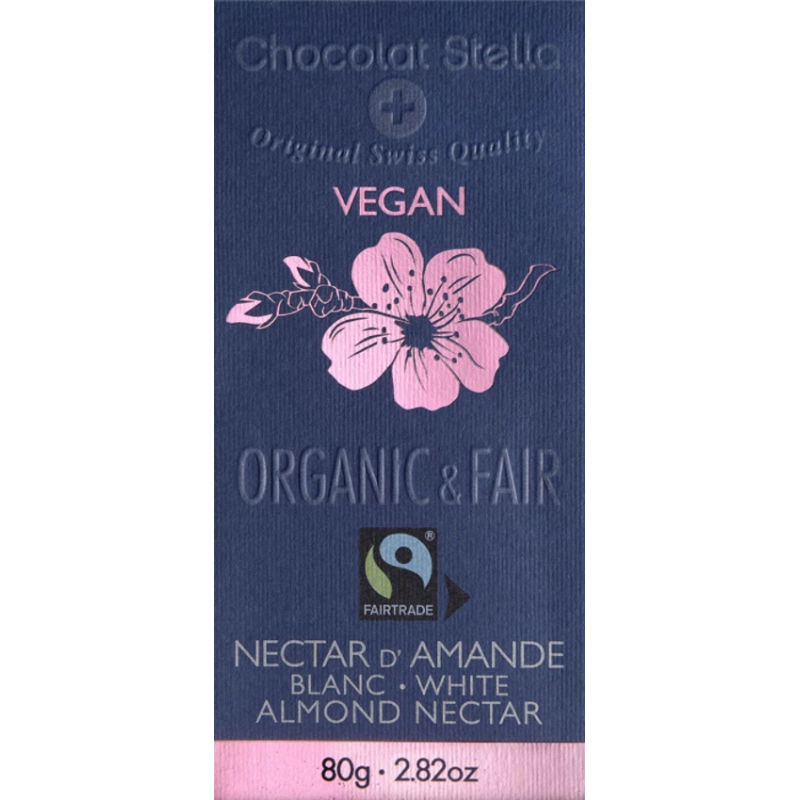 STELLA Nectar d'amande Schokolade Bio Fairtraide 80 g