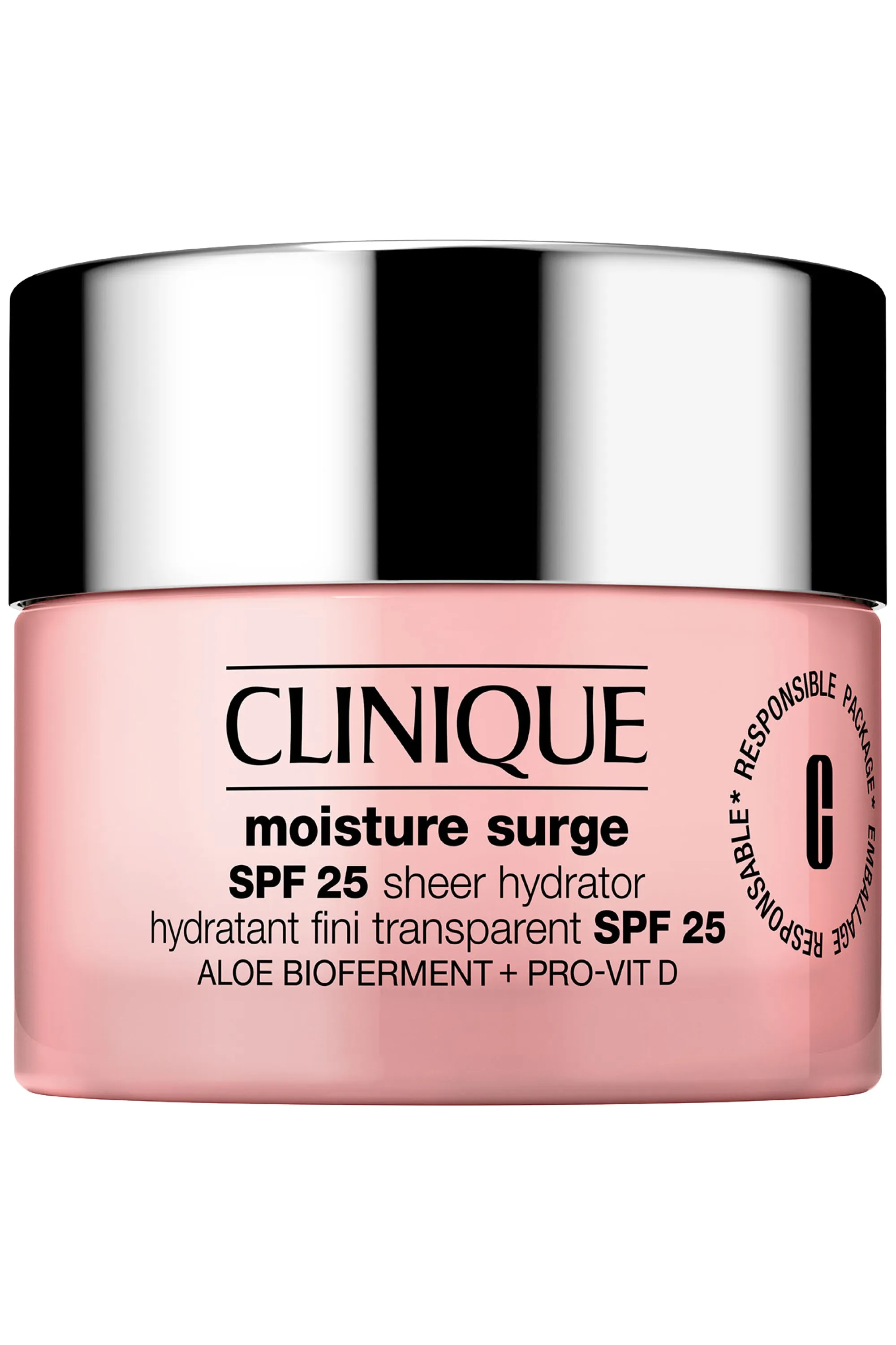 Clinique Soin Hydratant Fini Transparent SPF 25 Moisture Surge™-30 ml