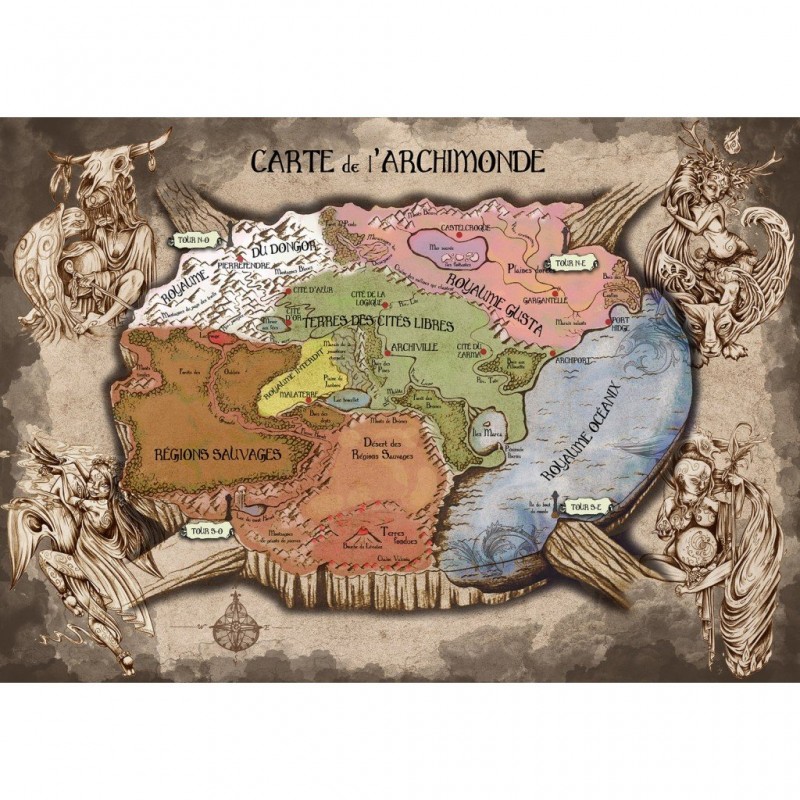 Les Apprentis Sorciers - Carte du Monde