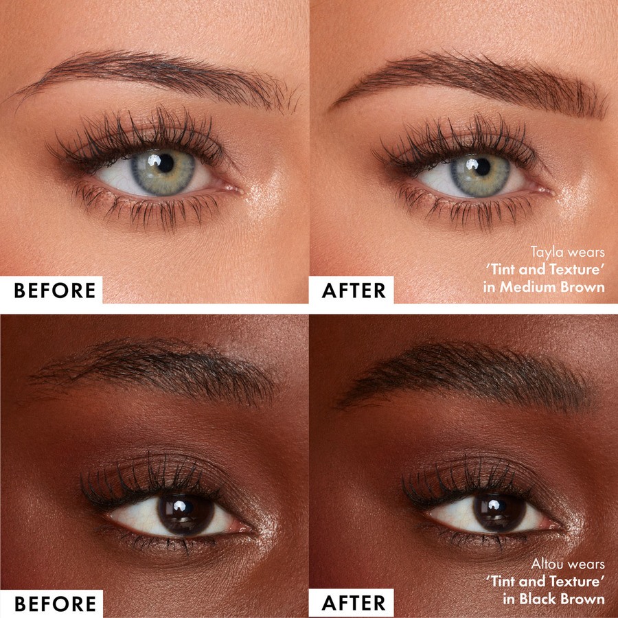 Iconic London Brow Gel Tint and Texture Black Brown 3ml