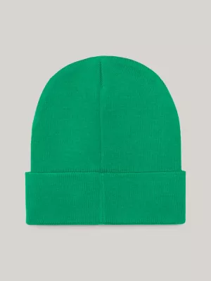 Gorro de tricô com logotipo