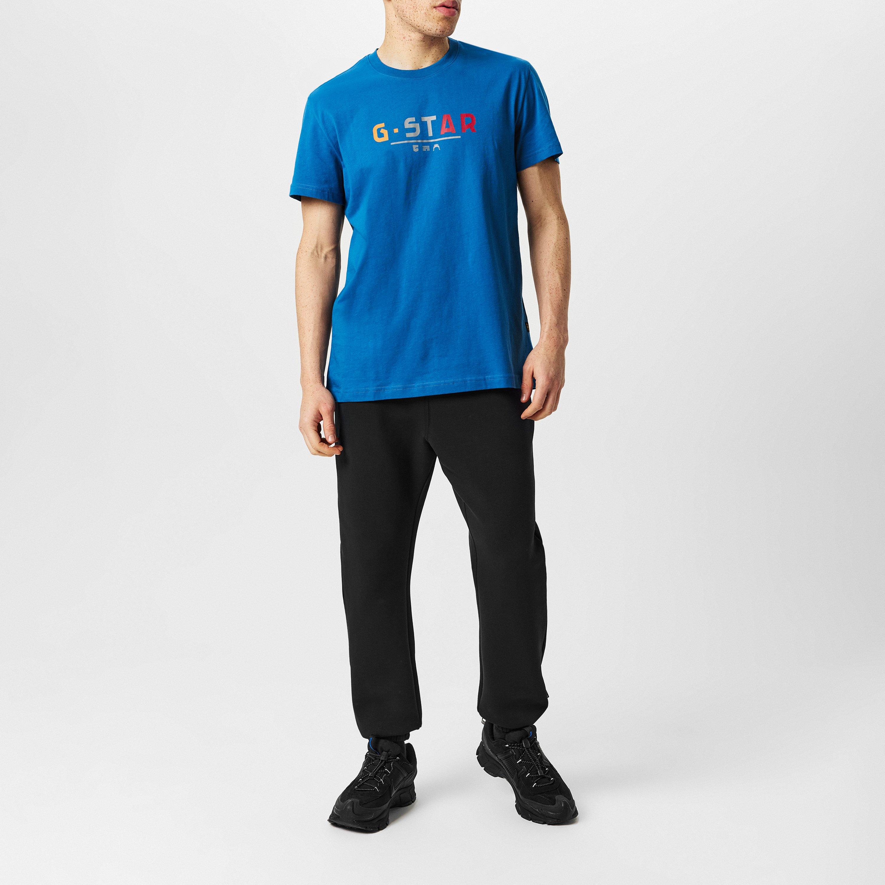 G Star Multi Logo Graphic T Shirt
