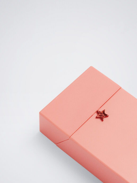 Porta-cigarros com estrela - Coral