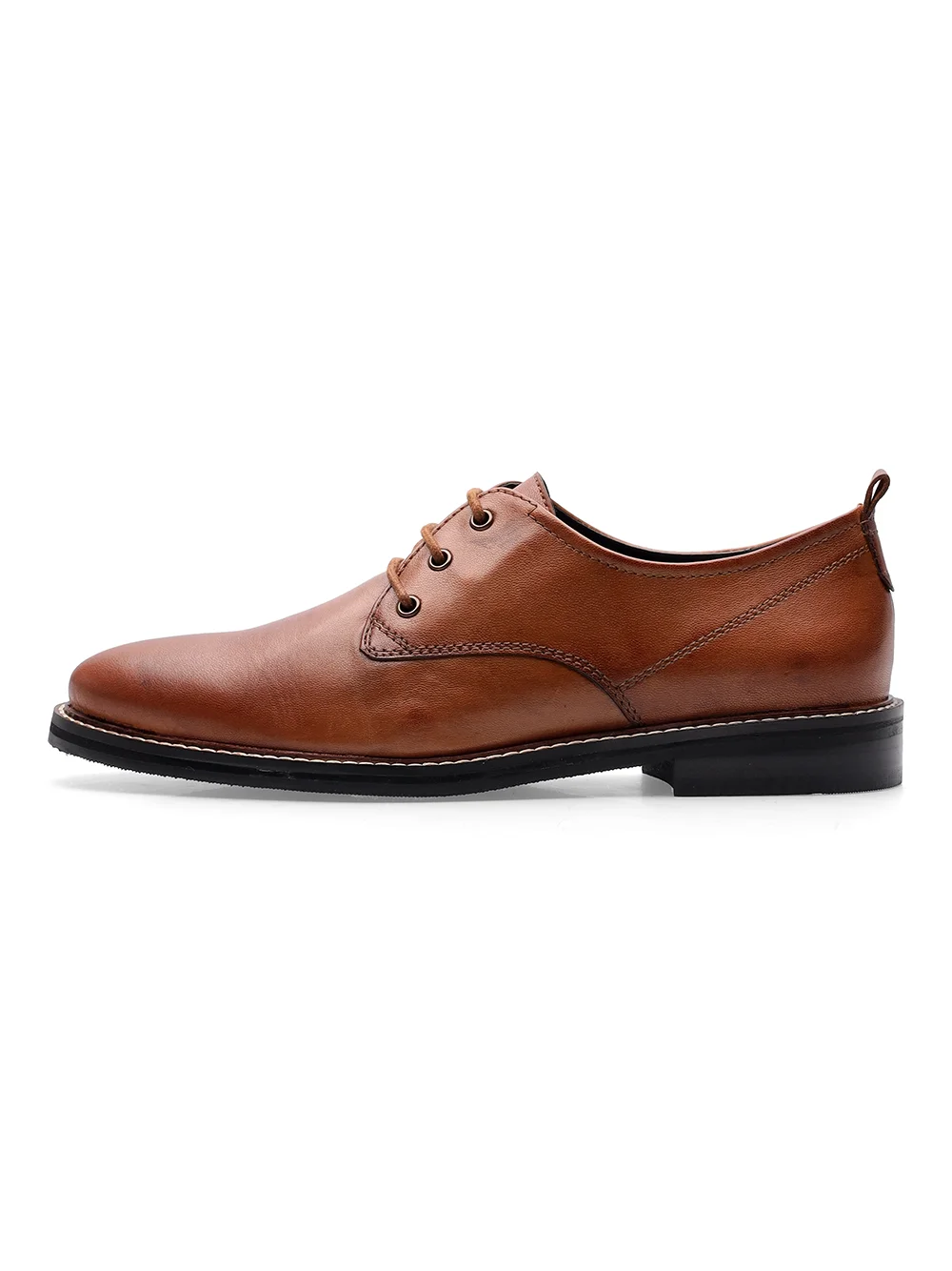 Schnürschuh Kent cognac