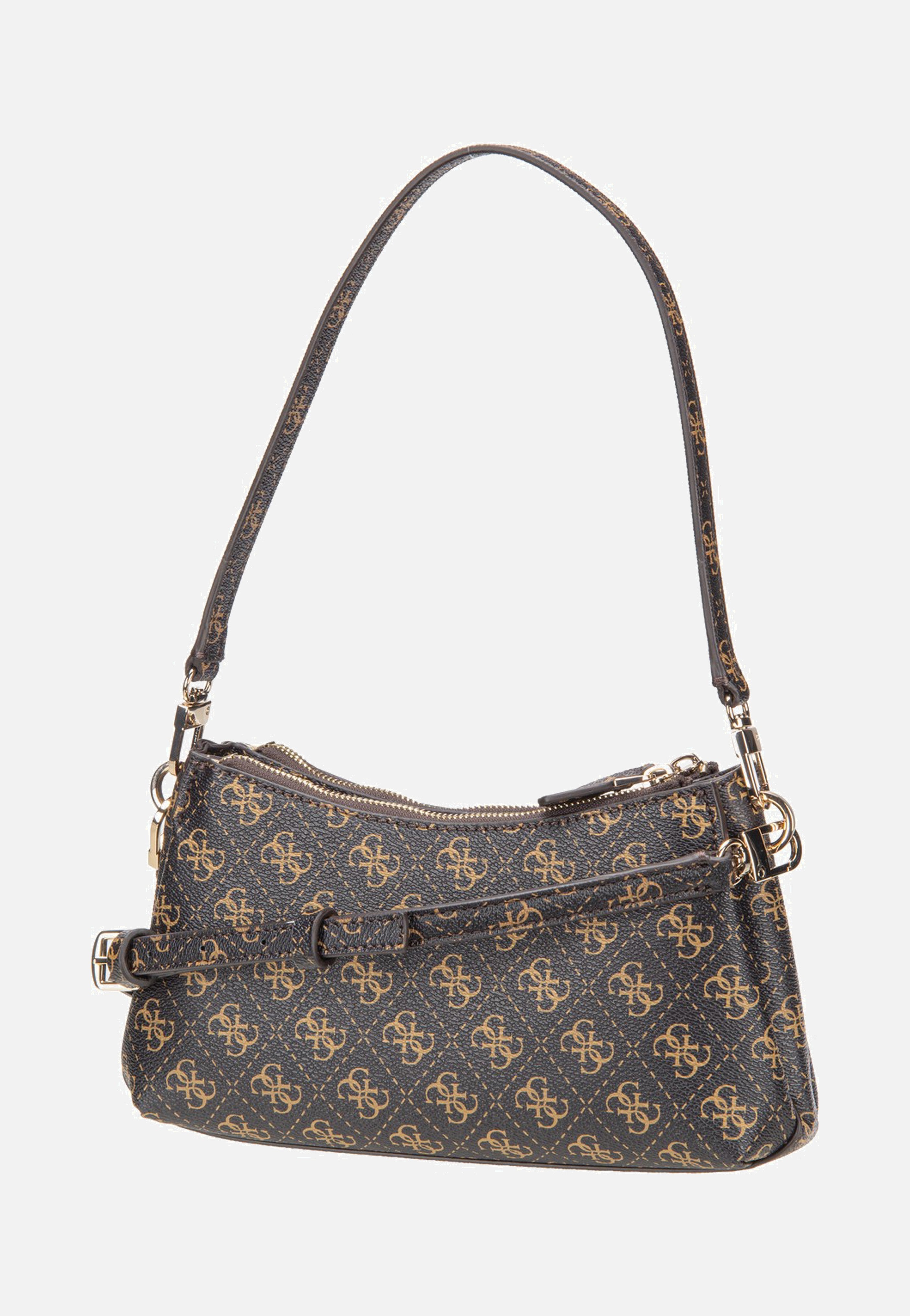 Noelle II 3 Comp Shldr Xbody Brown Logo - Umhängetasche